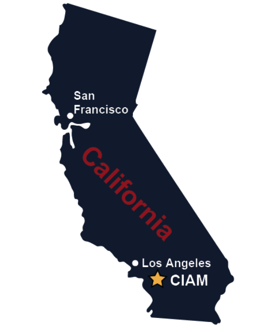 CIAM在加州的地理位置