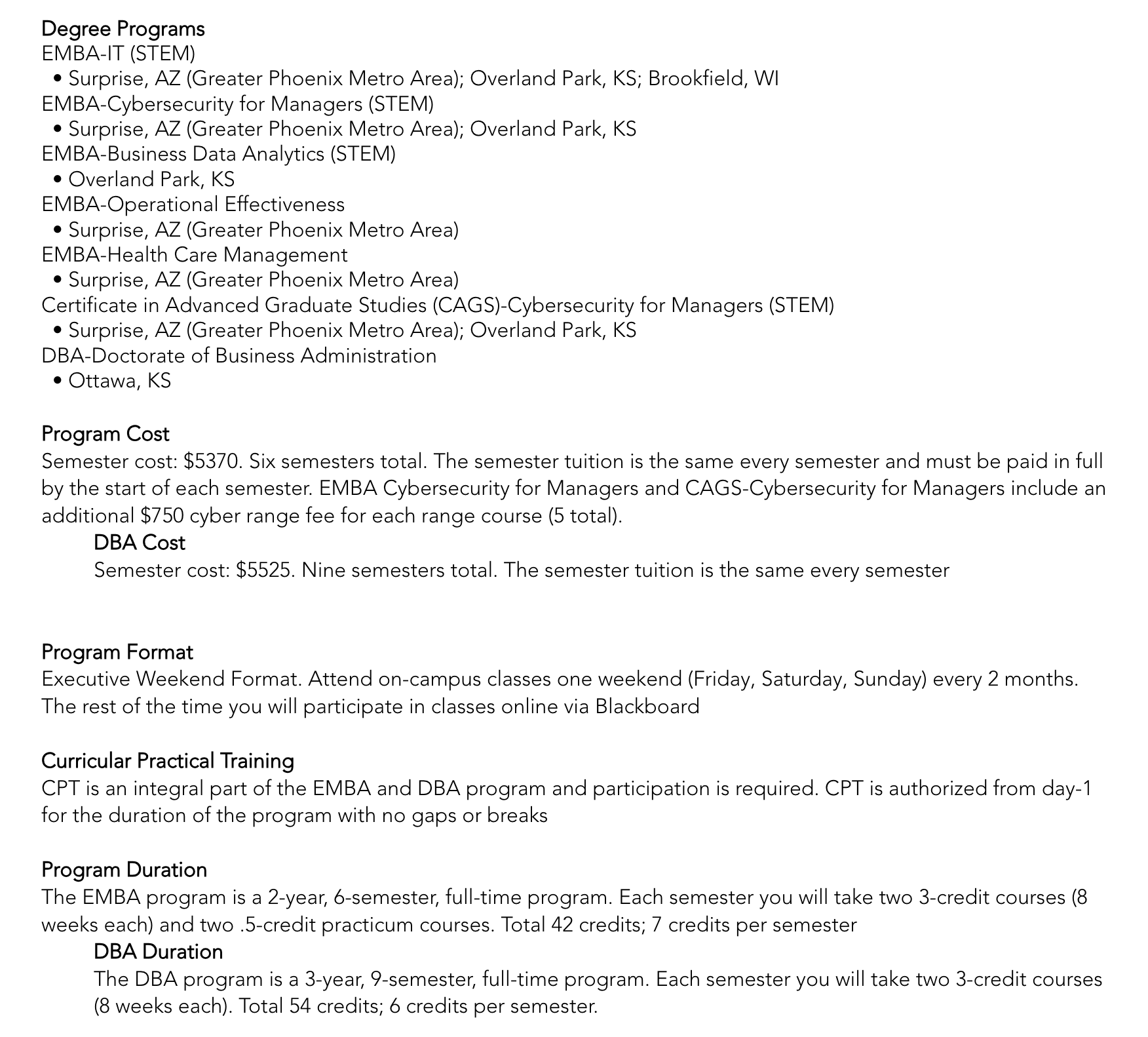 Degree Program